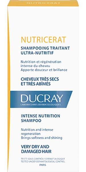 Шампунь сверхпитательный Nutricerat Ducray/Дюкрэ 200мл шампуни ducray питательно восстанавливающий шампунь nutricerat