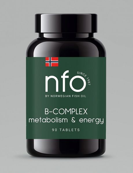 B-комплекс NFO/Норвегиан фиш оил таблетки 0,5г 90шт
