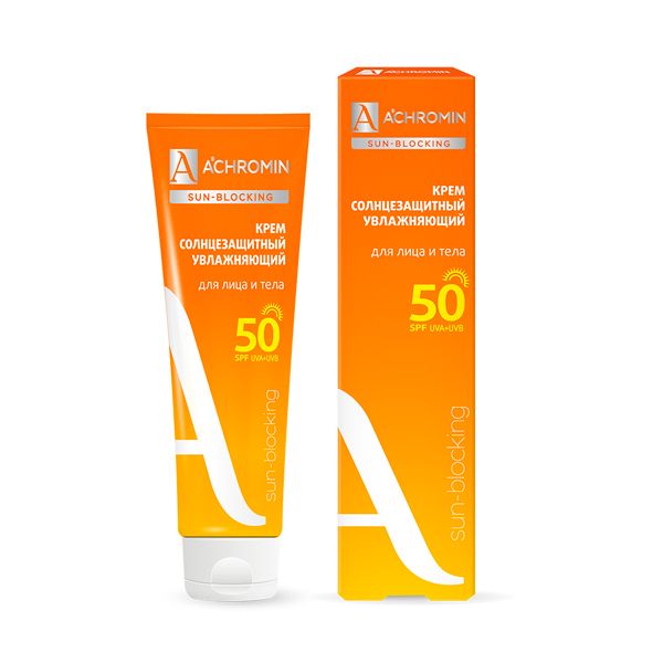 Крем солнцезащитный для лица и тела экстра-защита SPF50 Ахромин туба 100мл фото №4