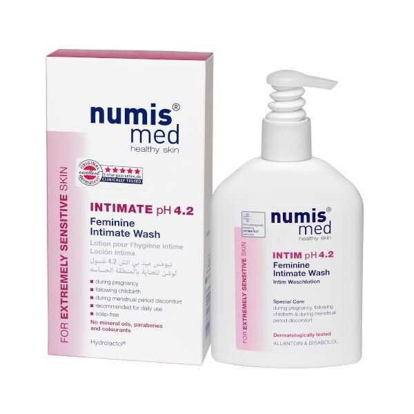 numis med Моющий гель для интимной гигиены у женщин рН 4,2, 200 мл