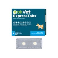 ОкВет ЭкспрессТабс для собак от 2,5кг до 5кг таблетки 2шт миниатюра фото №2