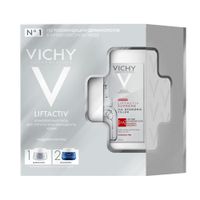 Набор Liftactiv Supreme Vichy/Виши: Сыворотка-филлер гиалуроновая 30мл+Крем-уход дневной 15мл+Крем-уход ночной 15мл миниатюра фото №2
