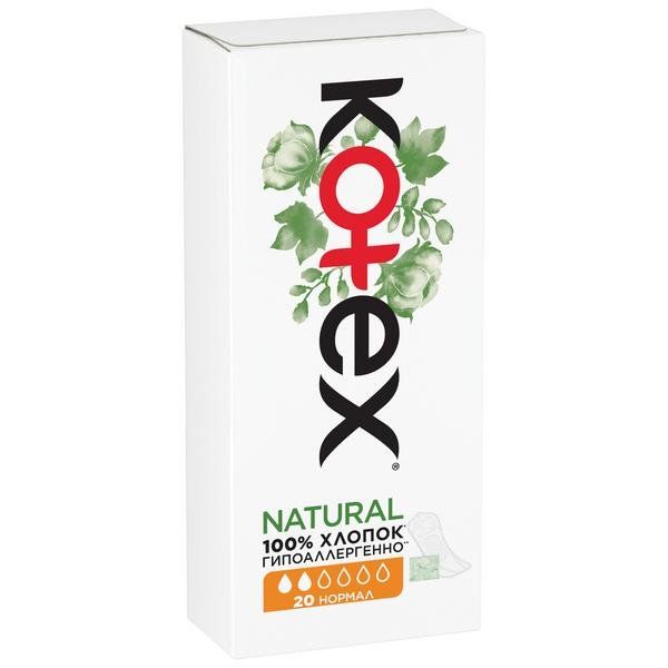 Ежедневные прокладки Kotex/Котекс Normal Organic 20 шт. фото №3