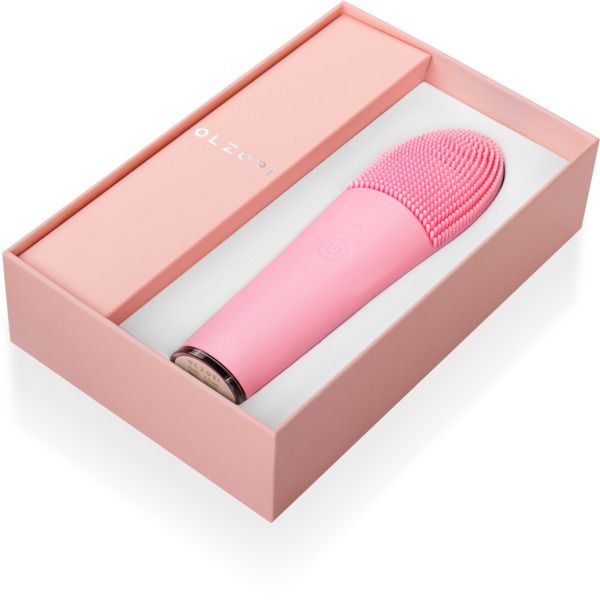 Щеточка для очистки и массажа лица цвет Pink F-Clean Olzori фото №9