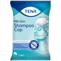 Шапочка влажная экспресс-шампунь для мытья головы Tena/Тена