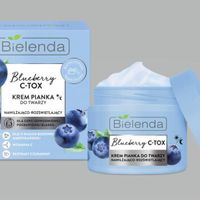 Крем-мусс увлажняющий и отбеливающий bluberry c-tox bielenda 40 г