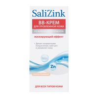 ВВ-крем с тонирующим эффектом для проблемной кожи всех типов Salizink/Салицинк туба 50мл тон 01 Светло-бежевый миниатюра