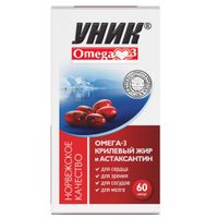 Омега-3 крилевый жир Уник капсулы 500мг 60шт миниатюра фото №2