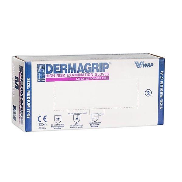 Перчатки DERMAGRIP (Дермагрип) Classic смотровые нестерильные стоматологические р.M 100 шт. желтый
