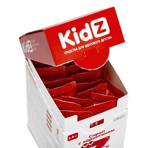 Кидз с карнитином для детей с 1,5 лет сироп саше-пакет 2,5мл 20шт фото №4