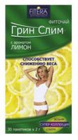 Фиточай вкус лимона Грин Слим Fitera/Фитера фильтр-пакеты 2г 30шт, миниатюра фото №4