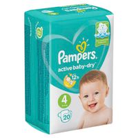 Подгузники Pampers (Памперс) Active Baby-Dry р.4 Maxi 7-14 кг 20 шт. миниатюра фото №8