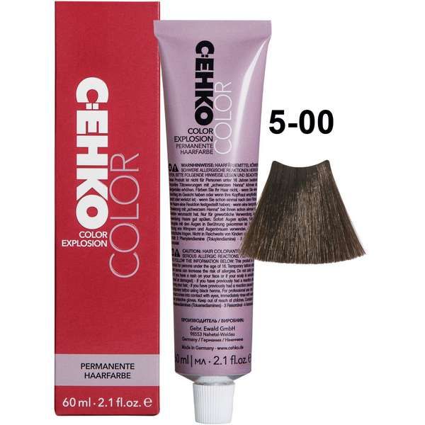 Крем-краска для волос 5/00 Светло-коричневый Color Explosion C:ehko 60мл