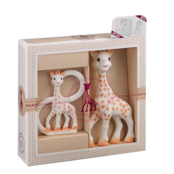 Игрушки в наборе: жирафик в подарочной упаковке Софи Vulli фото №4