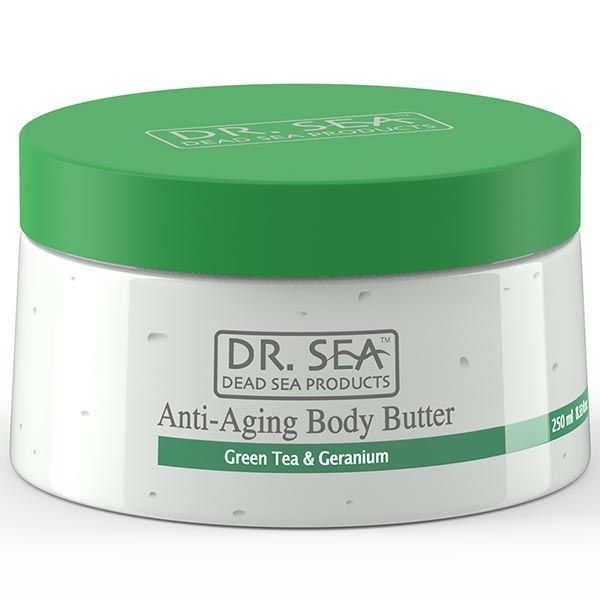Dr. Sea масло для тела против старения Зеленый чай и герань банка 250мл BioDirect LTD 1288500 - фото 1