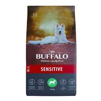Корм сухой для собак средних и крупных пород ягненок Sensitive Mr.Buffalo 14кг