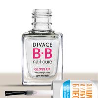 Топ-покрытие для ногтей gloss up bb nail cure Divage 12 мл миниатюра фото №3