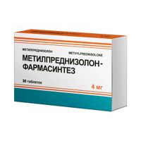 Метилпреднизолон-Фармасинтез таблетки 4мг 30шт, миниатюра фото №2