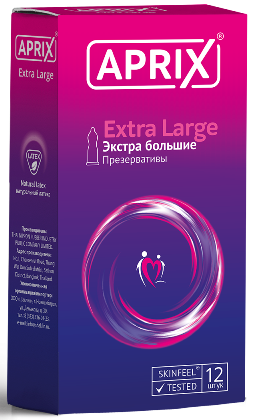 Презервативы Aprix (Априкс) Extra Large экстра большие 12 шт.