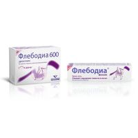 Набор 1X Крем-гель для ног Флебодиа 100мл + 1X Флебодиа 600 таблетки п/о плен. 60шт