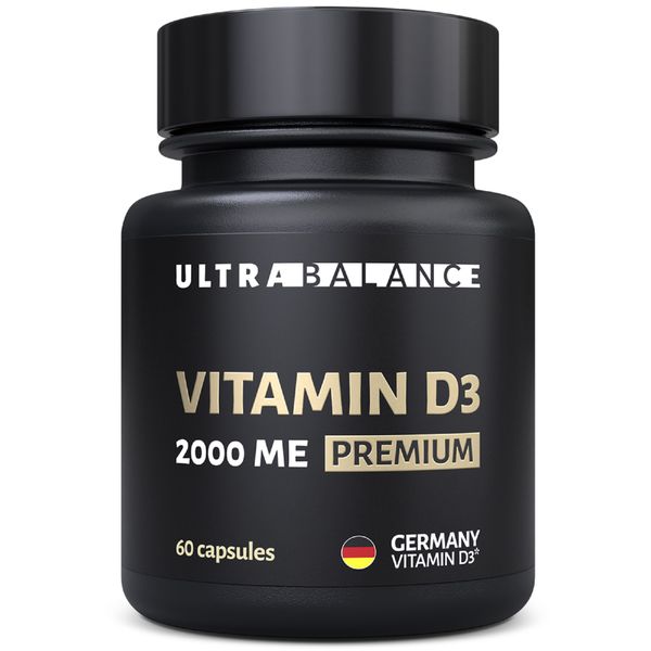 Витамин Д3 Премиум холекальциферол UltraBalance/УльтраБаланс капсулы 2000МЕ 60шт аквадетрим витамин д таблетки растворимые 2000ме 60шт