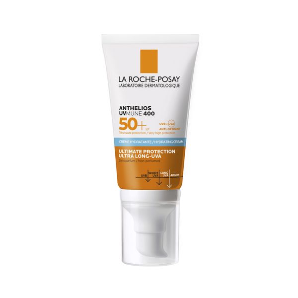 Крем для лица солнцезащитный увлажняющий SPF50+/PPD30 Anthelios UVMune 400 La Roche Posay/Ля рош позе туба 50мл