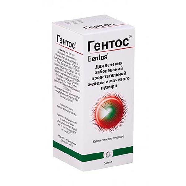 Изображение товара Гентос капли для внутреннего применения 50 мл гомеопатическое средство для урологических заболевани