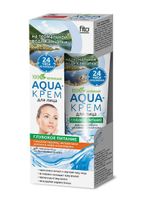 Aqua-крем для лица глубокое питание  с маслом персика, экстрактом зеленого кофе и календулы 45 мл