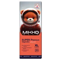 Подгузники-трусики для детей Super Premium Mikko bear 12-20кг 50шт р.XL