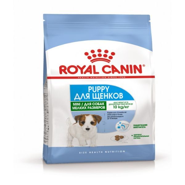 Корм сухой для щенков мелких пород до 10 кг с 2 до 10 месяцев Mini Puppy Royal Canin/Роял Канин 2кг