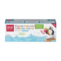 Паста зубная биоактивная детская Splat (Сплат) Kids Фруктовое мороженое от 2 до 6 лет 50мл миниатюра фото №2