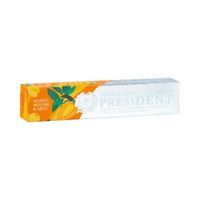 Паста зубная President/Президент white & yummy манго-мусс с мятой туба 75г миниатюра фото №3