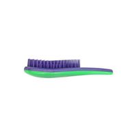 Щетка для распутывания волос фиолетовая с зеленым Clarette