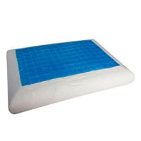 Подушка двухсторонняя гелевая с эффектом памяти Fresh Sleep EcoSapiens 60х40х13 см миниатюра