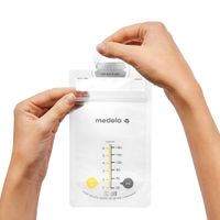 Пакеты для хранения грудного молока одноразовые полимерные Medela/Медела 180мл 25шт миниатюра фото №4