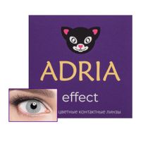 Линзы контактные цветные Adria/Адриа Effect color (8.6/-0,00) Cristal 2шт