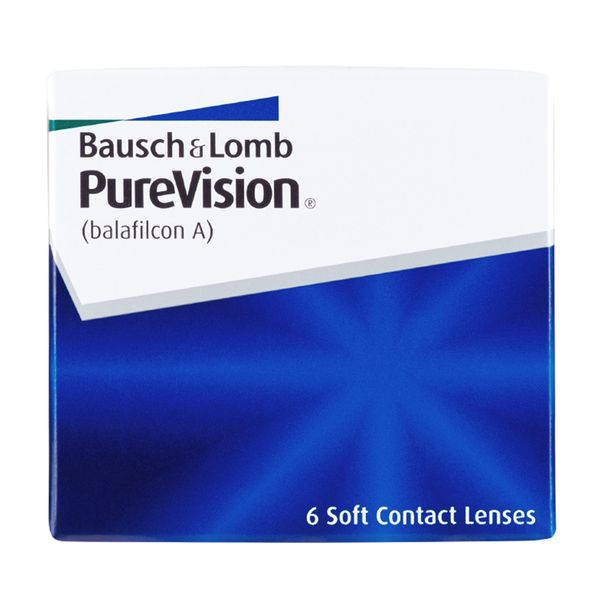 Контактные линзы длительного ношения purevision 6 шт 8,6, -6,00 bausch+lomb Bausch & Lomb 571744 Контактные линзы длительного ношения purevision 6 шт 8,6, -6,00 bausch+lomb - фото 1