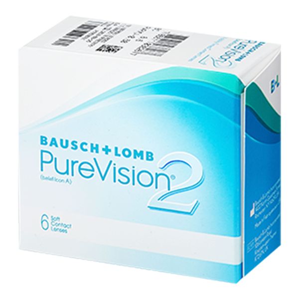 Линзы контактные для коррекции зрения мягкие PureVision 2 Balafilcon A (-4.75/8.6) 6шт