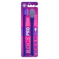 Набор ProR.O.C.S./РОКС: Щетка зубная мягкая для взрослых+Щетка для чистки языка Excellent cleaning
