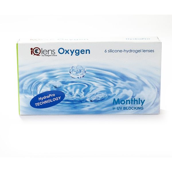 Линзы контактные IQlens Oxygen (8.6/-4,50) 6шт фото №3
