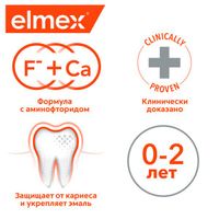 Паста зубная для детей от 0 до 2 лет Elmex/Элмекс 50мл миниатюра фото №6