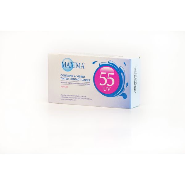 Линзы контактные Maxima/Максима 55 UV (8.6/-1) 6шт