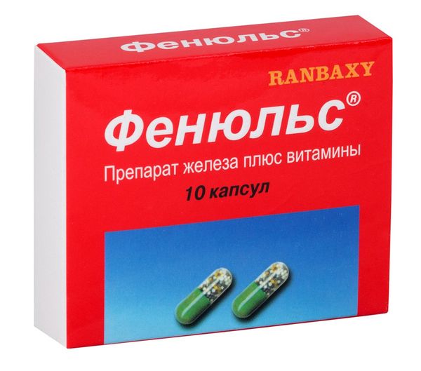 Фенюльс капсулы 10шт