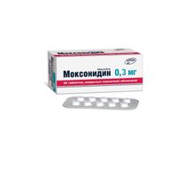 Моксонидин таблетки п/о плен. 0,3мг 20шт