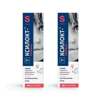 2Х Ксилокт-СОЛОфарм спрей назальный дозированный 35мкг/доза 180доз 15мл