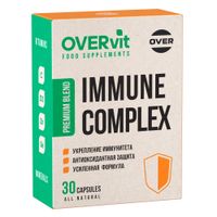 Иммунитет комплекс с витаминами С+Д3+цинк+селен OVERvit Over/Овер капсулы 30шт