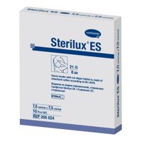 Салфетки стерильные Sterilux ES/Стерилюкс ЕС 7,5х7,5см 10шт миниатюра