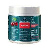 Гидролизат коллагена с гиалуроновой кислотой вкус вишни Colla Gen 500г