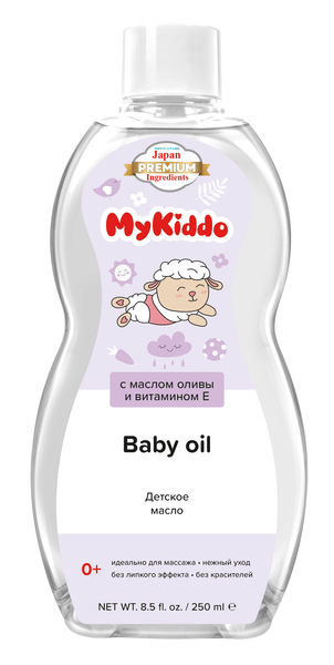 Масло детское MyKiddo 250мл спивакъ крем масло детское ромашка римская