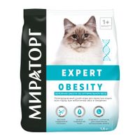 Корм сухой для взрослых кошек забота об оптимальном весе Expert Мираторг 1,5кг